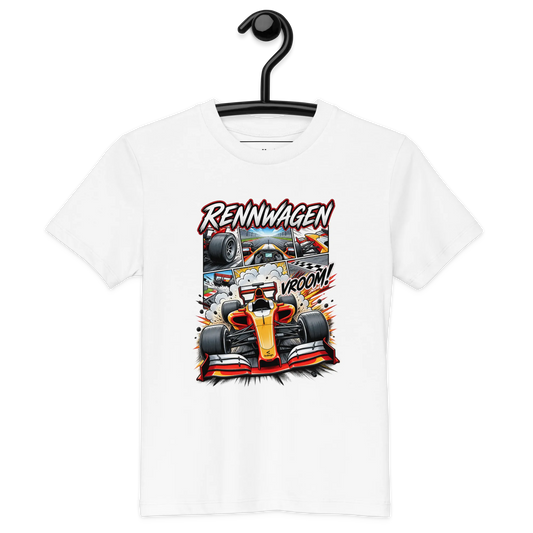 Rennwagen - Kinder T-Shirt aus Bio Baumwolle