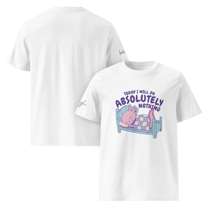Nachhaltiges T-Shirt aus Bio-Baumwolle – Chilliges Design für Langschläfer