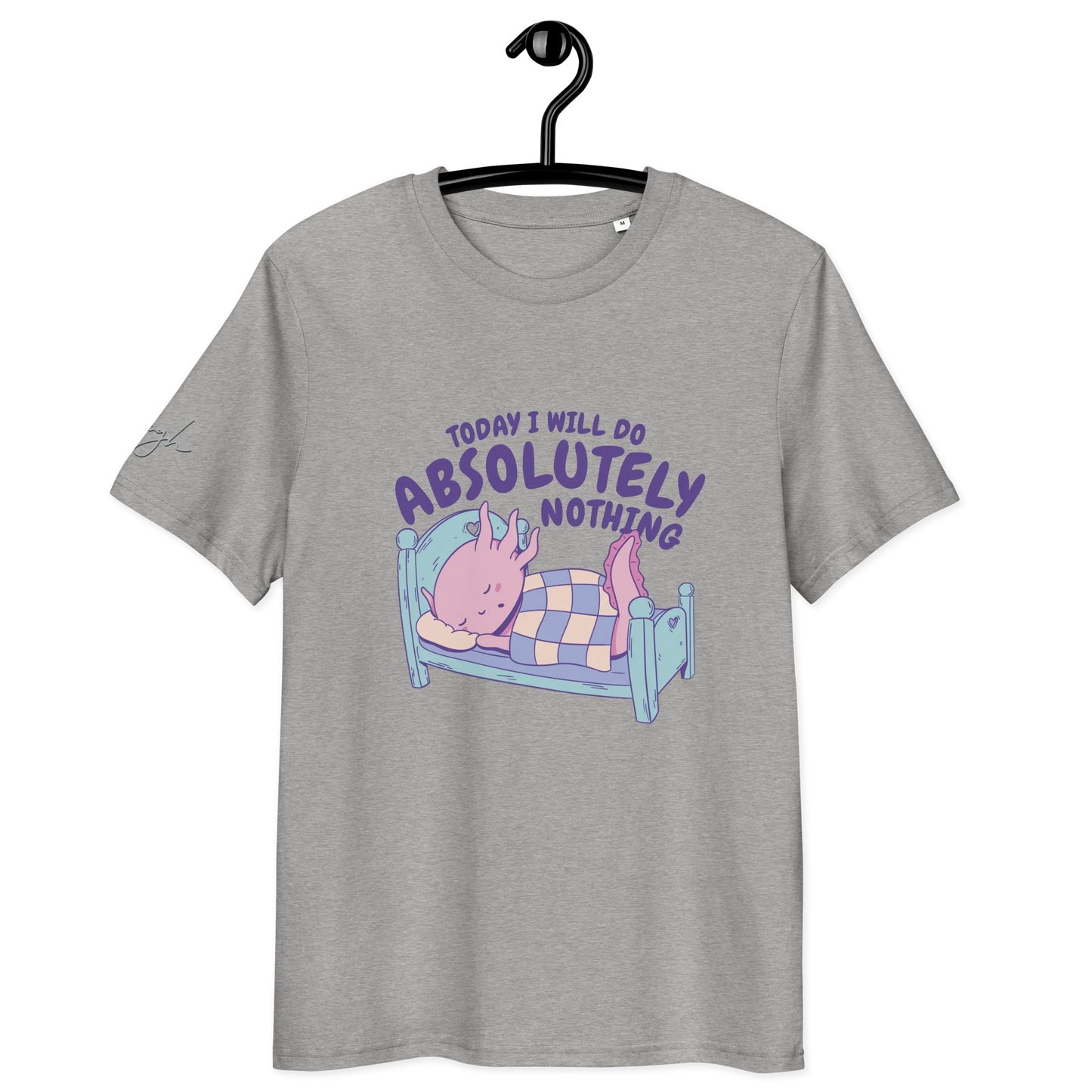 Nachhaltiges T-Shirt aus Bio-Baumwolle – Chilliges Design für Langschläfer