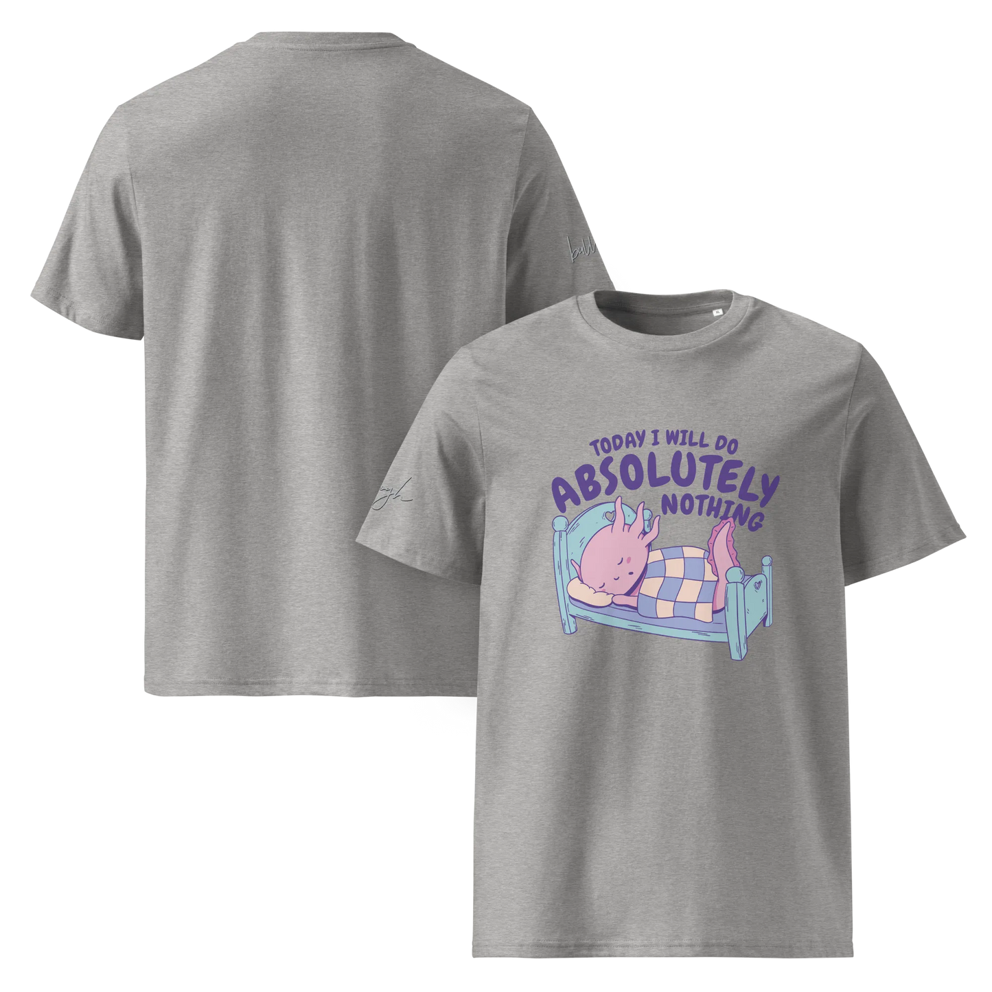 Nachhaltiges T-Shirt aus Bio-Baumwolle – Chilliges Design für Langschläfer