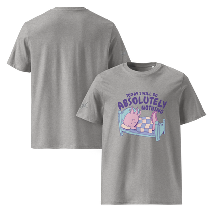 Nachhaltiges T-Shirt aus Bio-Baumwolle – Chilliges Design für Langschläfer