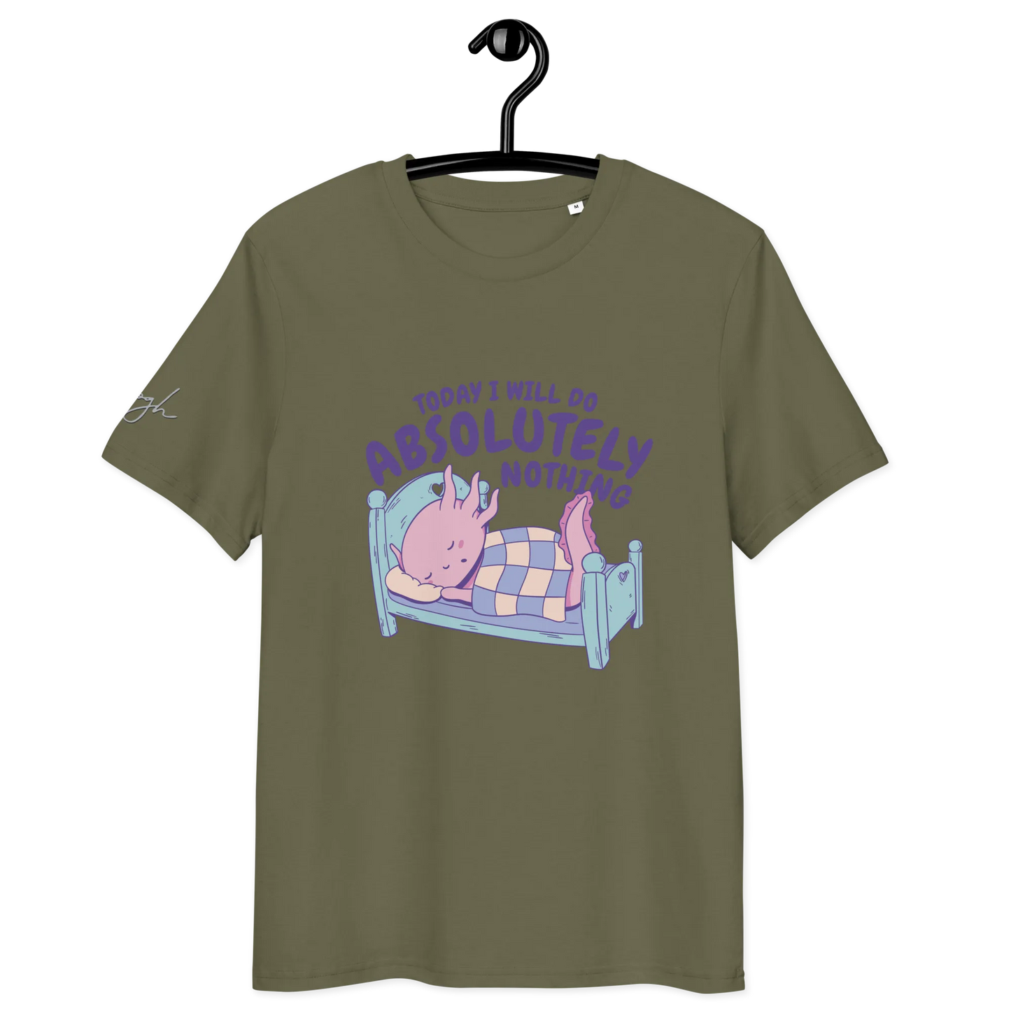 Nachhaltiges T-Shirt aus Bio-Baumwolle – Chilliges Design für Langschläfer