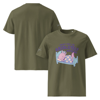 Nachhaltiges T-Shirt aus Bio-Baumwolle – Chilliges Design für Langschläfer