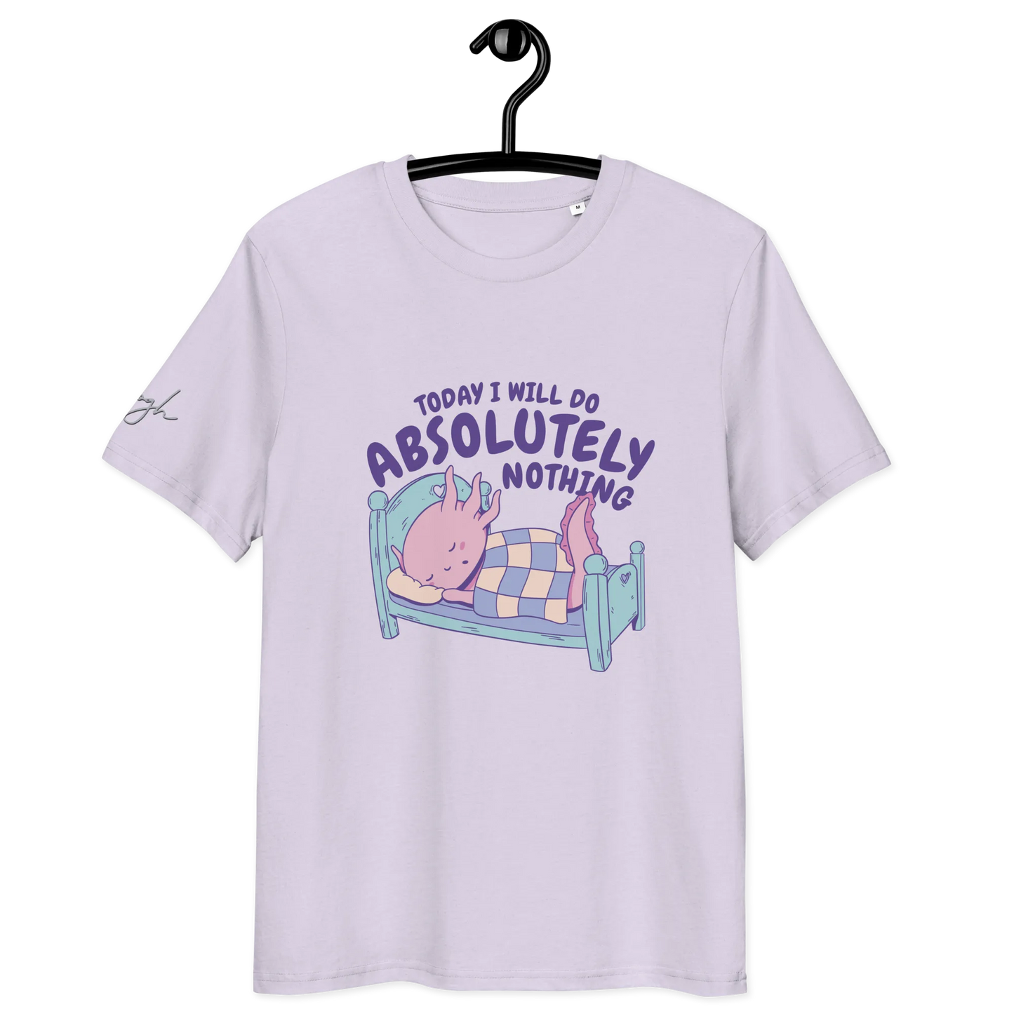 Nachhaltiges T-Shirt aus Bio-Baumwolle – Chilliges Design für Langschläfer