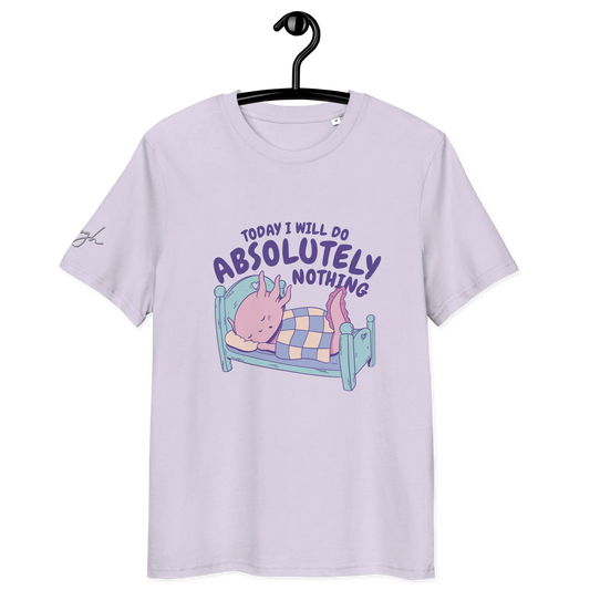 Nachhaltiges T-Shirt aus Bio-Baumwolle – Chilliges Design für Langschläfer