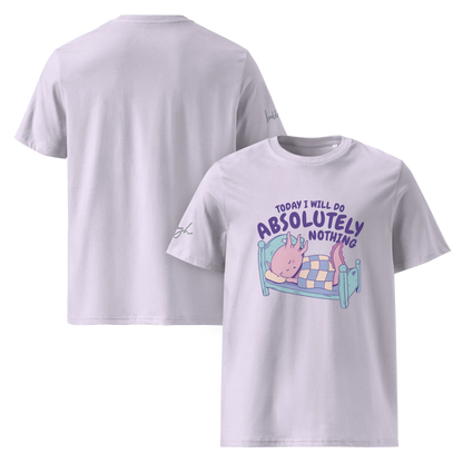 Nachhaltiges T-Shirt aus Bio-Baumwolle – Chilliges Design für Langschläfer