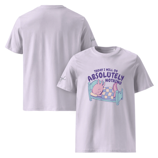Nachhaltiges T-Shirt aus Bio-Baumwolle – Chilliges Design für Langschläfer