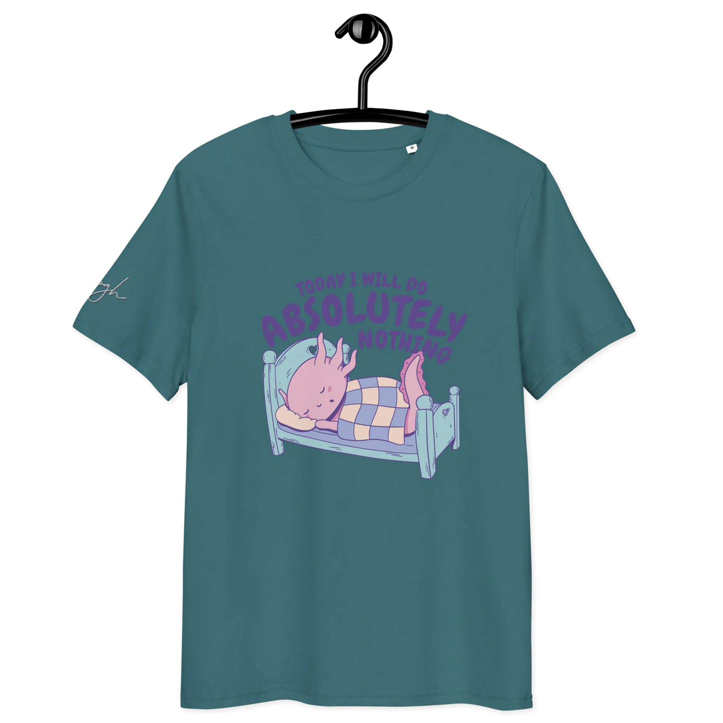 Nachhaltiges T-Shirt aus Bio-Baumwolle – Chilliges Design für Langschläfer