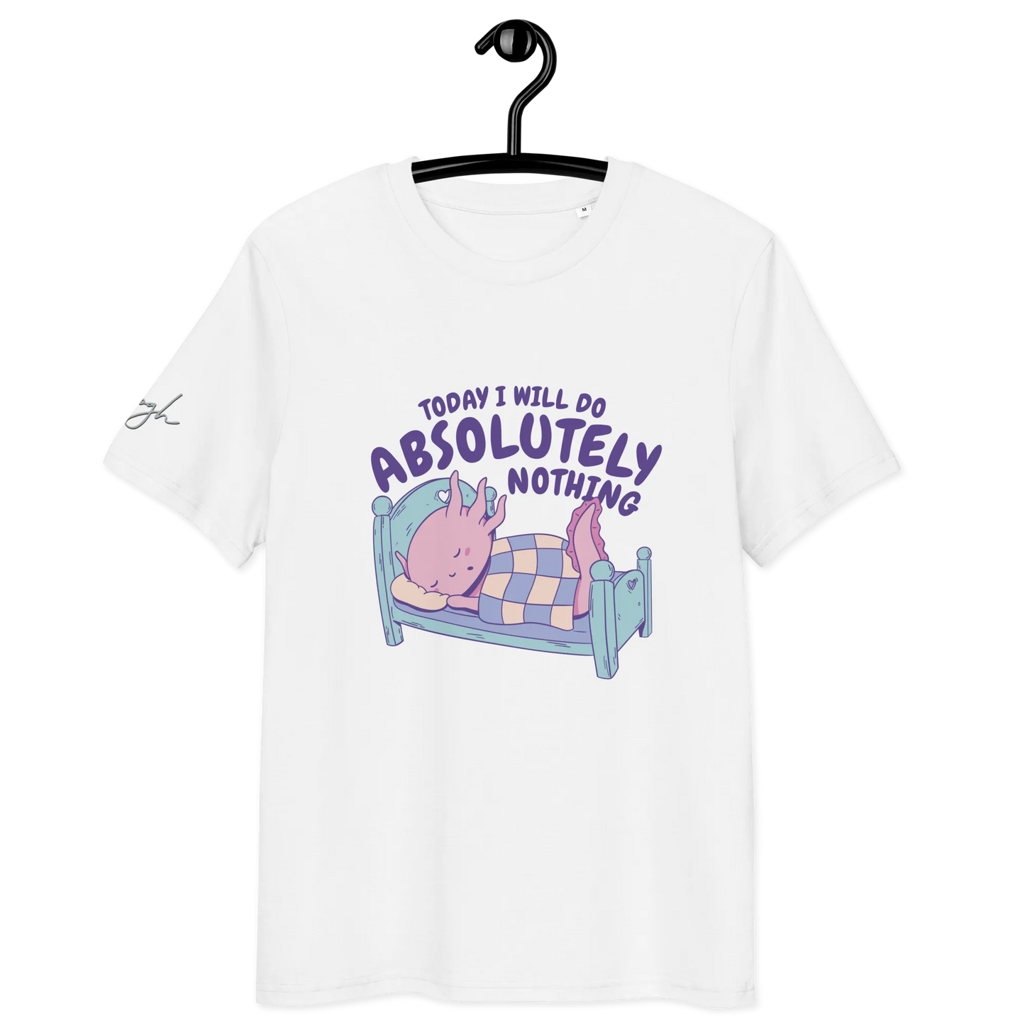 Nachhaltiges T-Shirt aus Bio-Baumwolle – Chilliges Design für Langschläfer