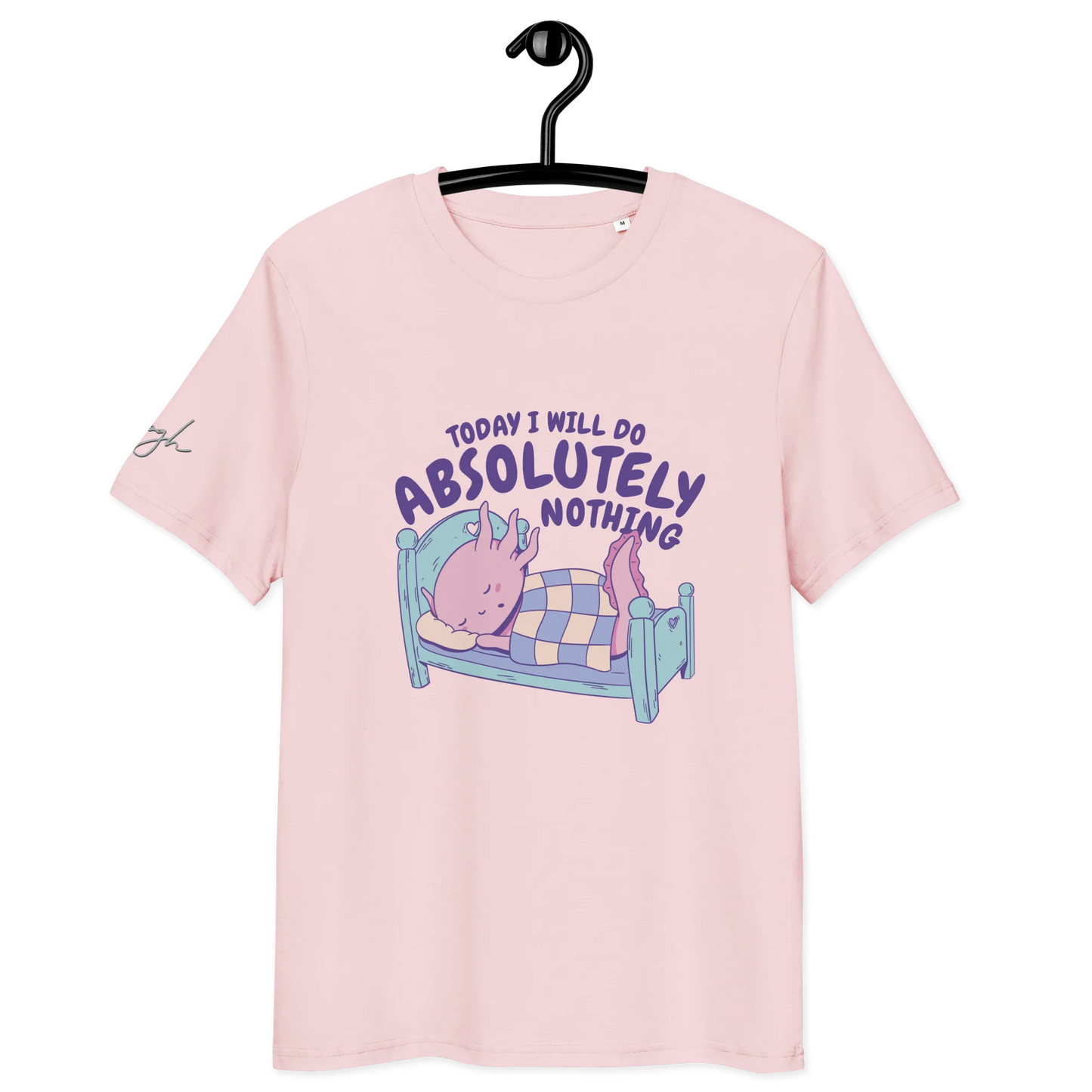 Nachhaltiges T-Shirt aus Bio-Baumwolle – Chilliges Design für Langschläfer