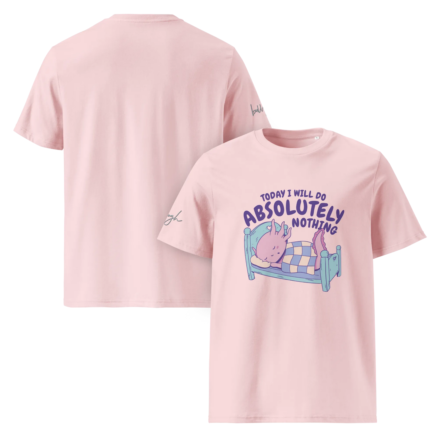 Nachhaltiges T-Shirt aus Bio-Baumwolle – Chilliges Design für Langschläfer