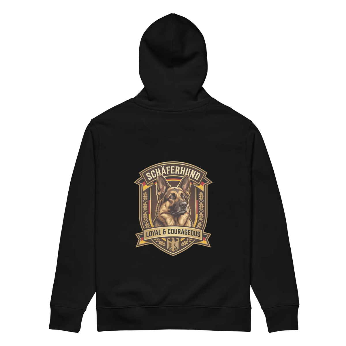 Deutscher Schäferhund - Hoodie aus Bio Baumwolle
