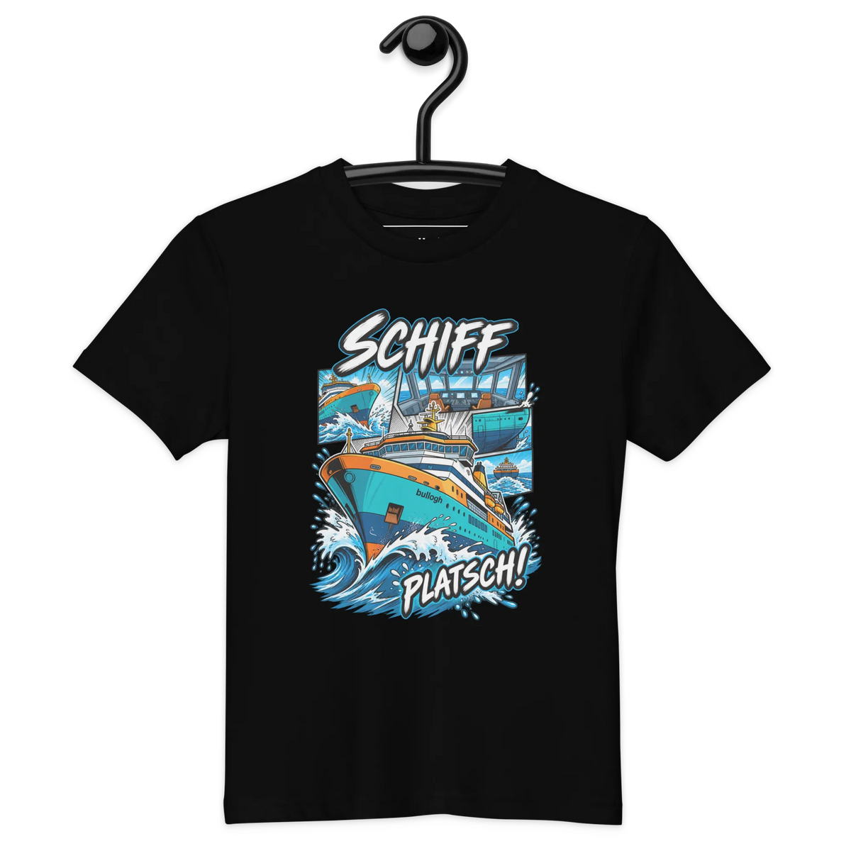 Schiff - Kinder T-Shirt aus Bio Baumwolle