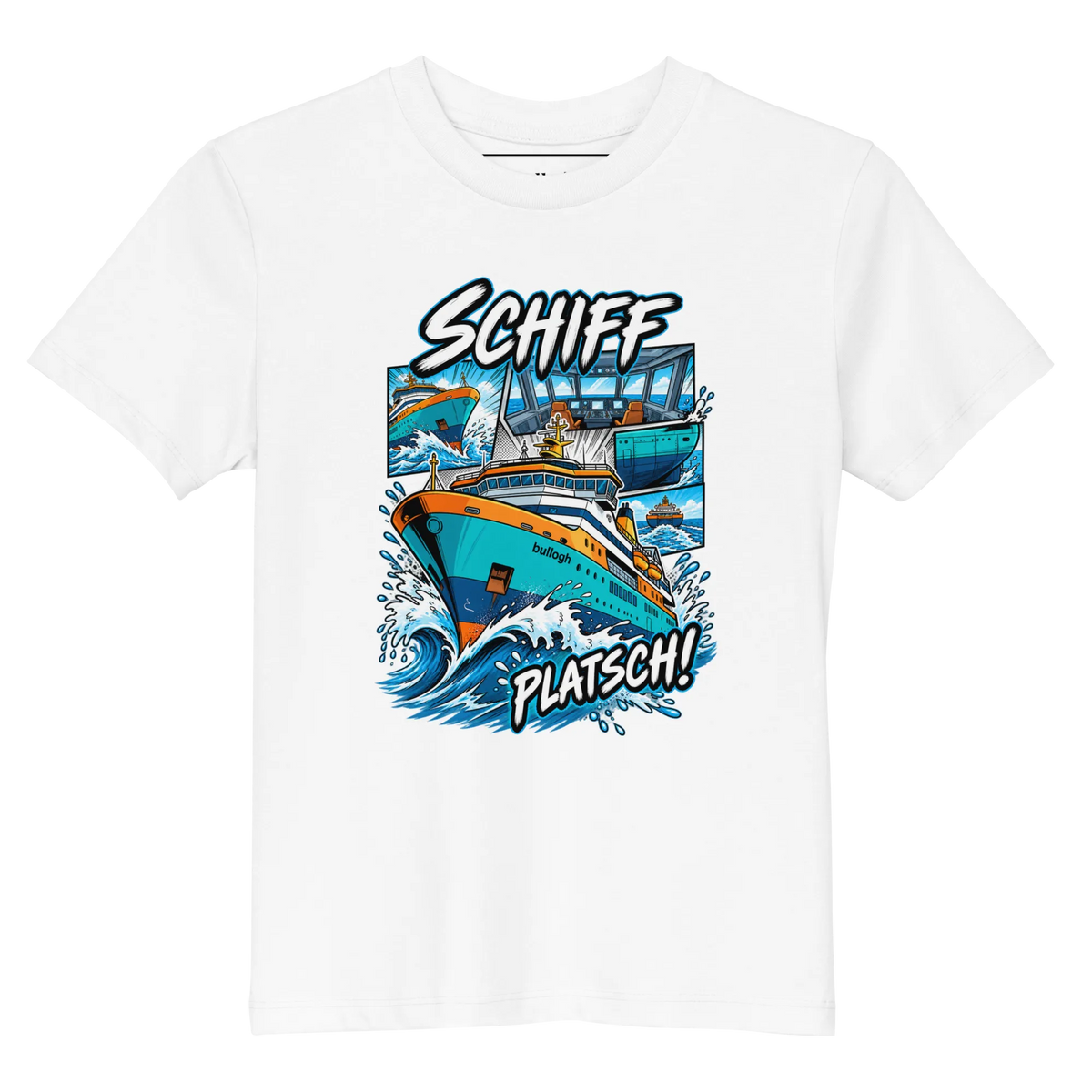 Schiff - Kinder T-Shirt aus Bio Baumwolle