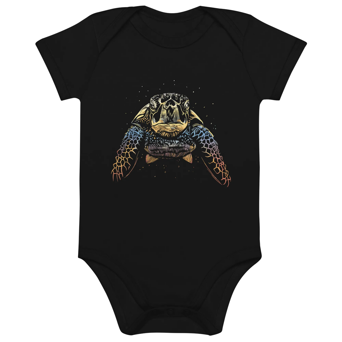 Schildkröten - Baby Body aus Bio Baummwolle