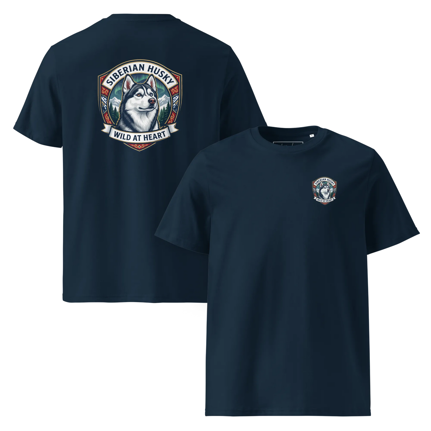 Siberian Husky – T-Shirt aus Bio Baumwolle