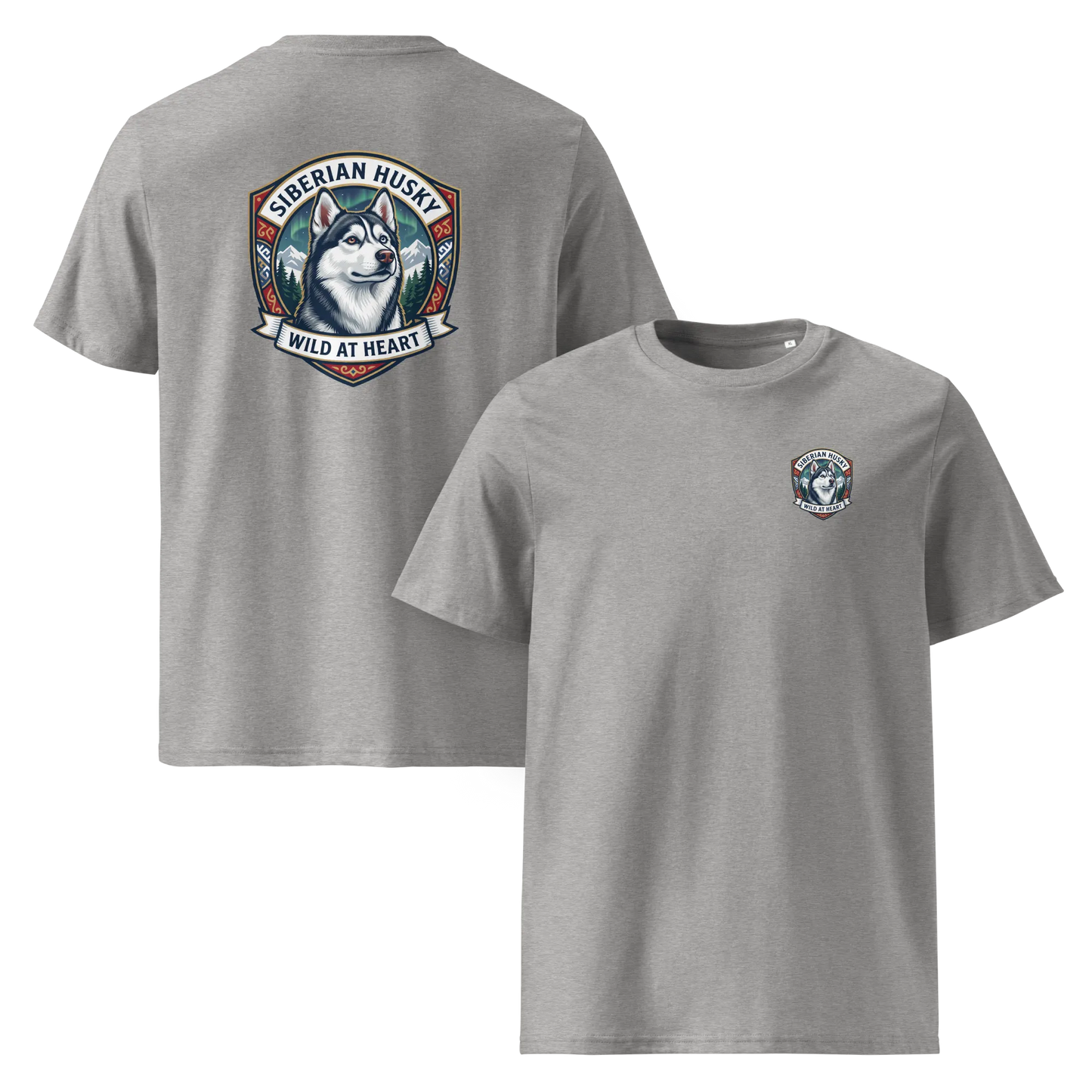 Siberian Husky – T-Shirt aus Bio Baumwolle