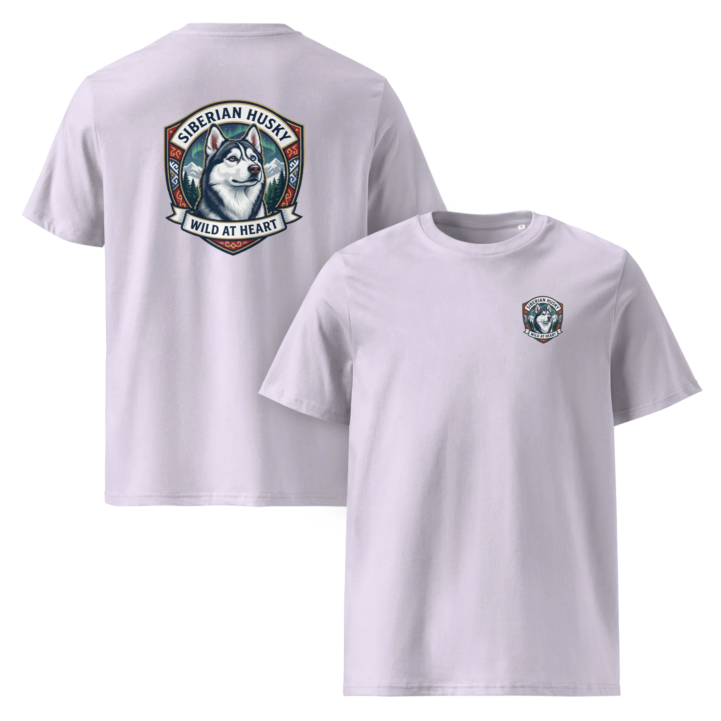 Siberian Husky – T-Shirt aus Bio Baumwolle