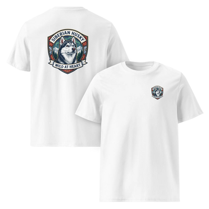 Siberian Husky – T-Shirt aus Bio Baumwolle