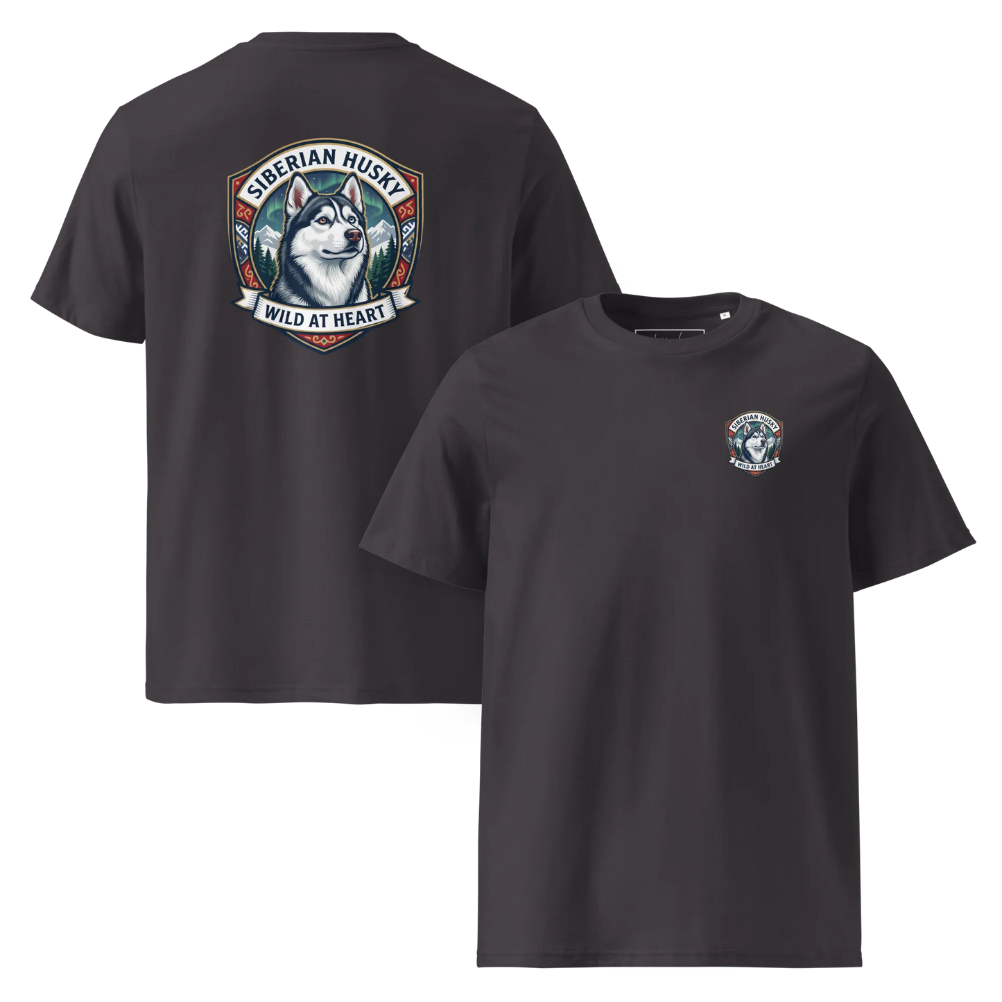 Siberian Husky – T-Shirt aus Bio Baumwolle
