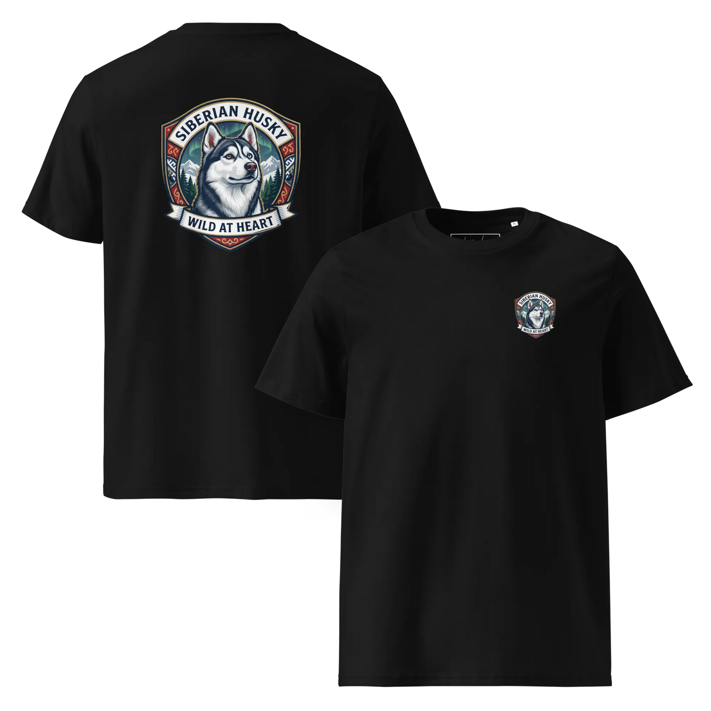 Siberian Husky – T-Shirt aus Bio Baumwolle