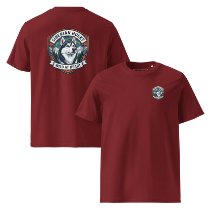 Siberian Husky – T-Shirt aus Bio Baumwolle