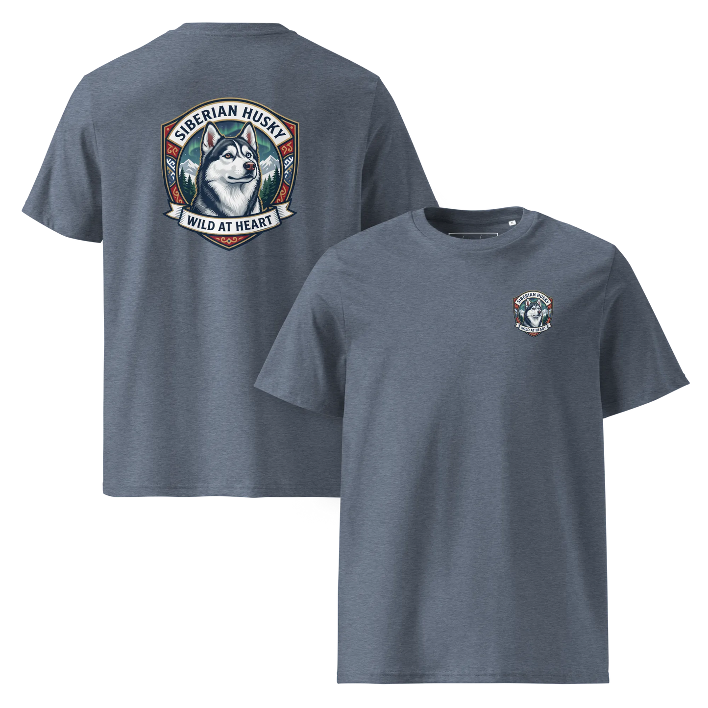 Siberian Husky – T-Shirt aus Bio Baumwolle