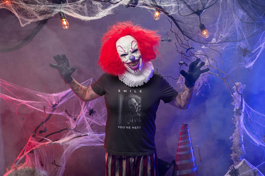🔪 Fear the Scary Clown – Bio Baumwoll Shirt mit Gruselfaktor