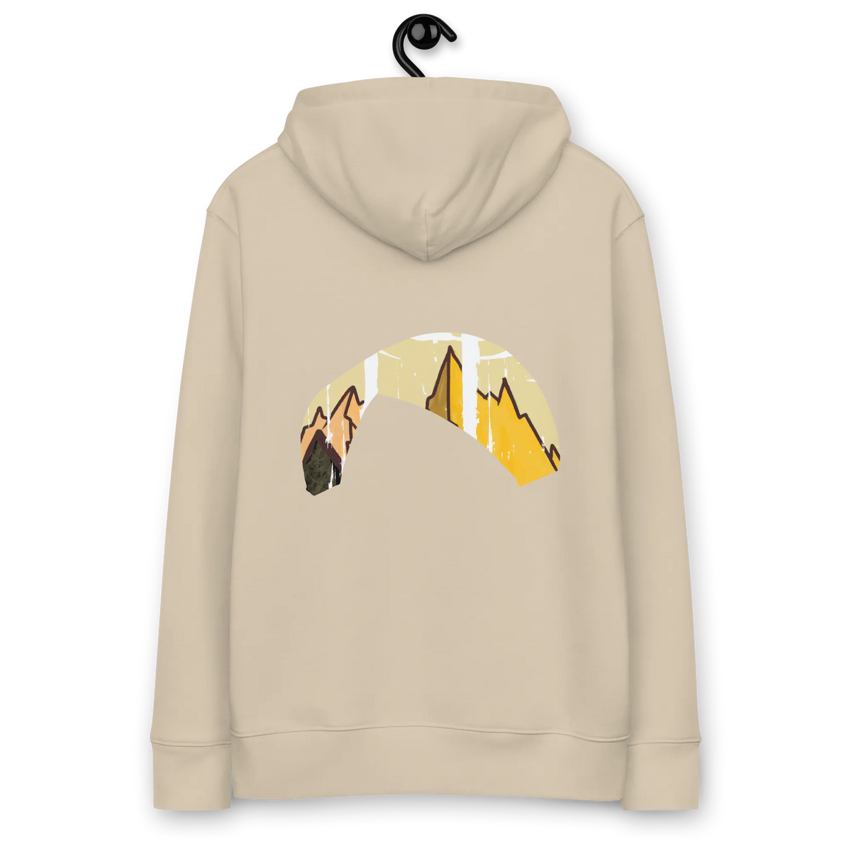 Solo Wing Yellow Mountain - Hoodie aus Bio Baumwolle