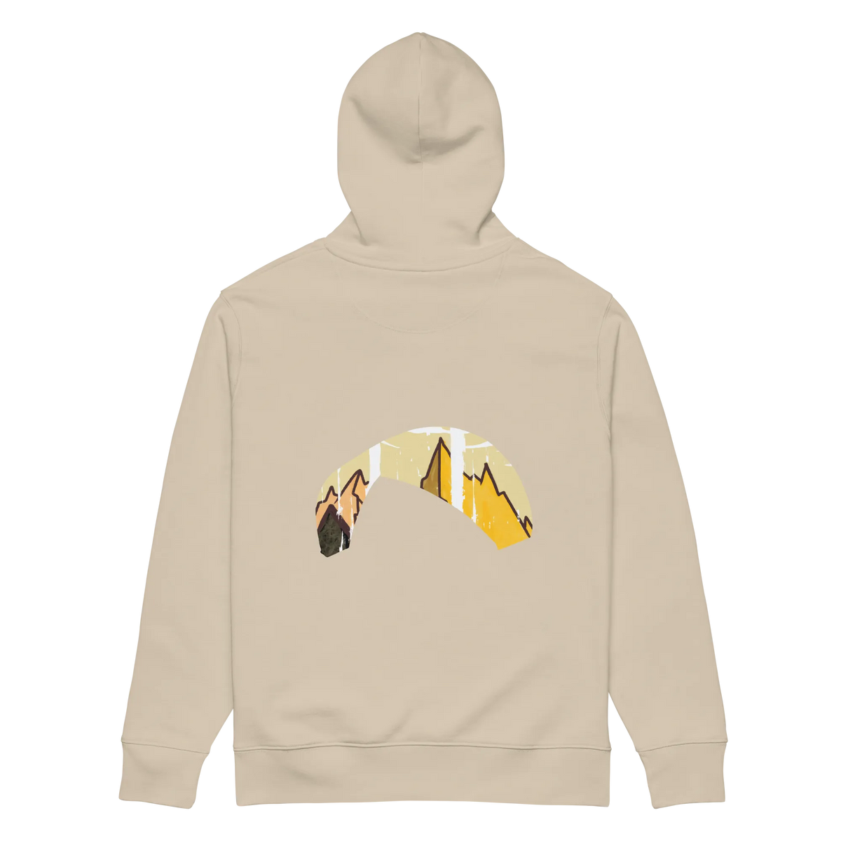 Solo Wing Yellow Mountain - Hoodie aus Bio Baumwolle