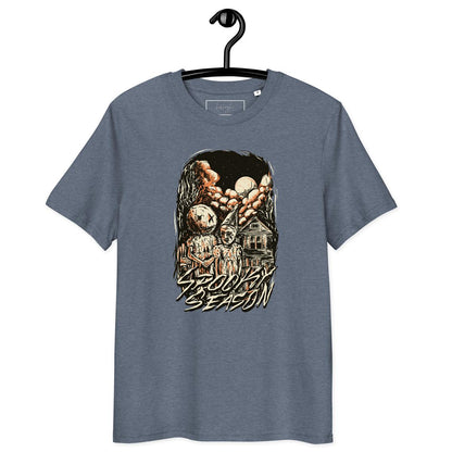 🕸 Haunted Spooky Season – Bio Baumwollshirt für Grusel-Fans