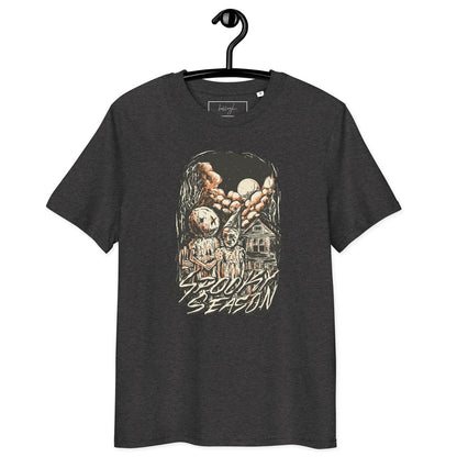 🕸 Haunted Spooky Season – Bio Baumwollshirt für Grusel-Fans