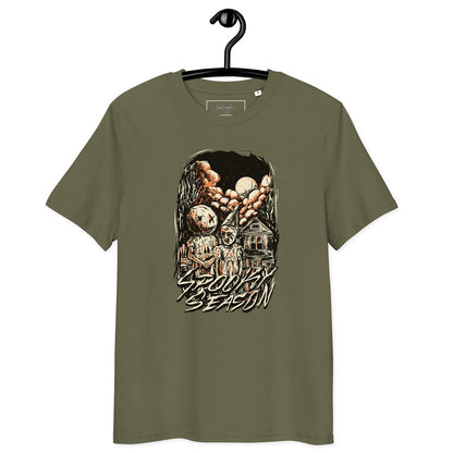 🕸 Haunted Spooky Season – Bio Baumwollshirt für Grusel-Fans