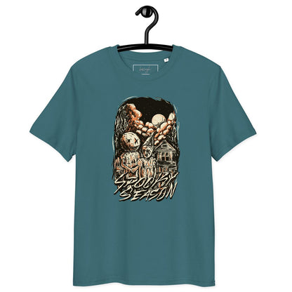 🕸 Haunted Spooky Season – Bio Baumwollshirt für Grusel-Fans