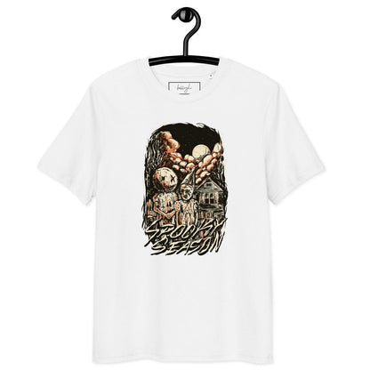 🕸 Haunted Spooky Season – Bio Baumwollshirt für Grusel-Fans