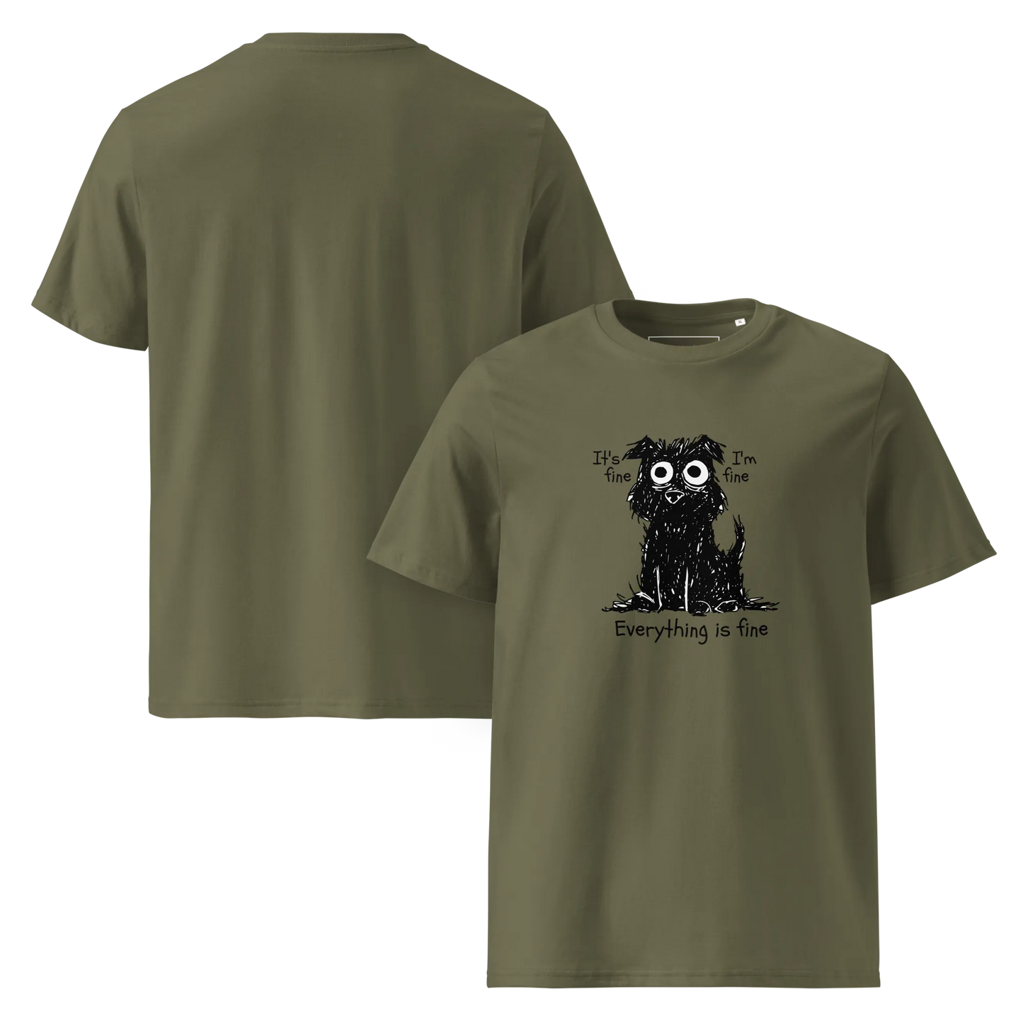 Stressy Dog – T-Shirt aus Bio Baumwolle