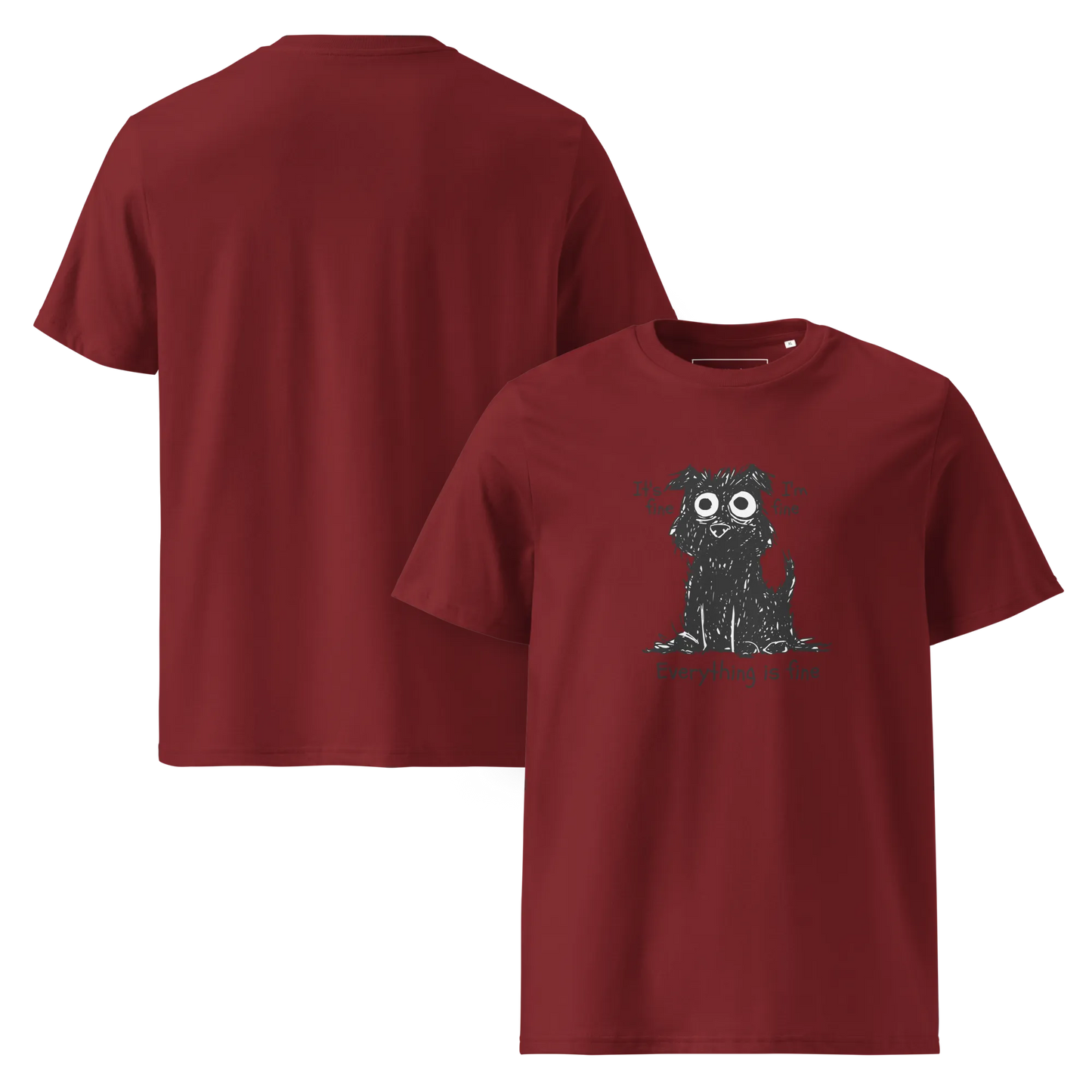 Stressy Dog – T-Shirt aus Bio Baumwolle