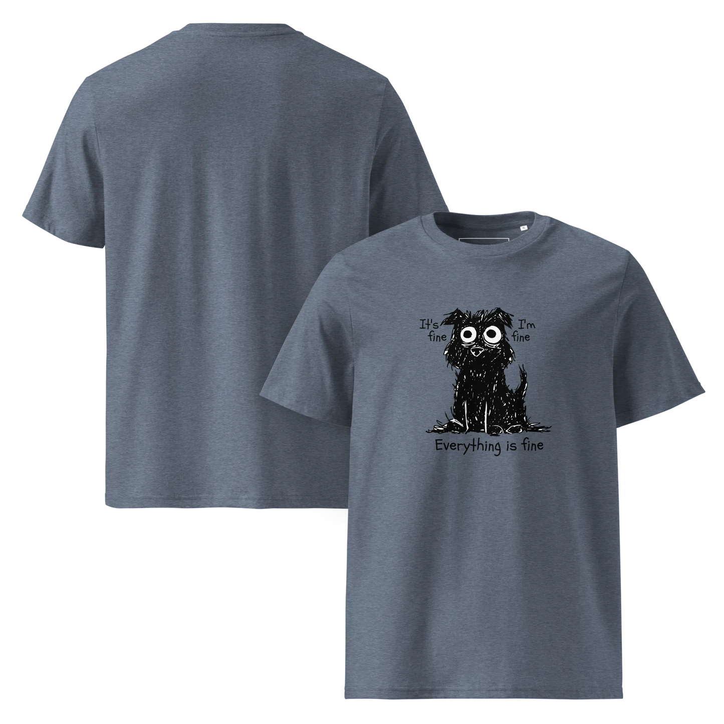 Stressy Dog – T-Shirt aus Bio Baumwolle