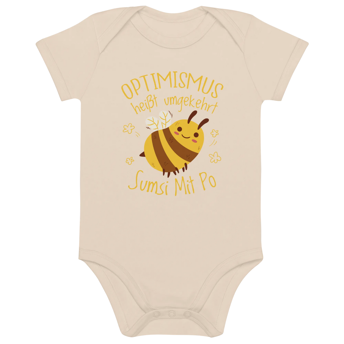 Sumsi mit Po- Baby Body aus Bio Baumwolle