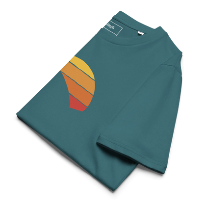 Sunset Design - T-Shirt aus Bio Baumwolle