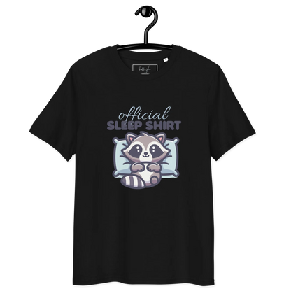 Offizielles Schlafshirt Waschbär – Bio-Baumwolle für Langschläfer