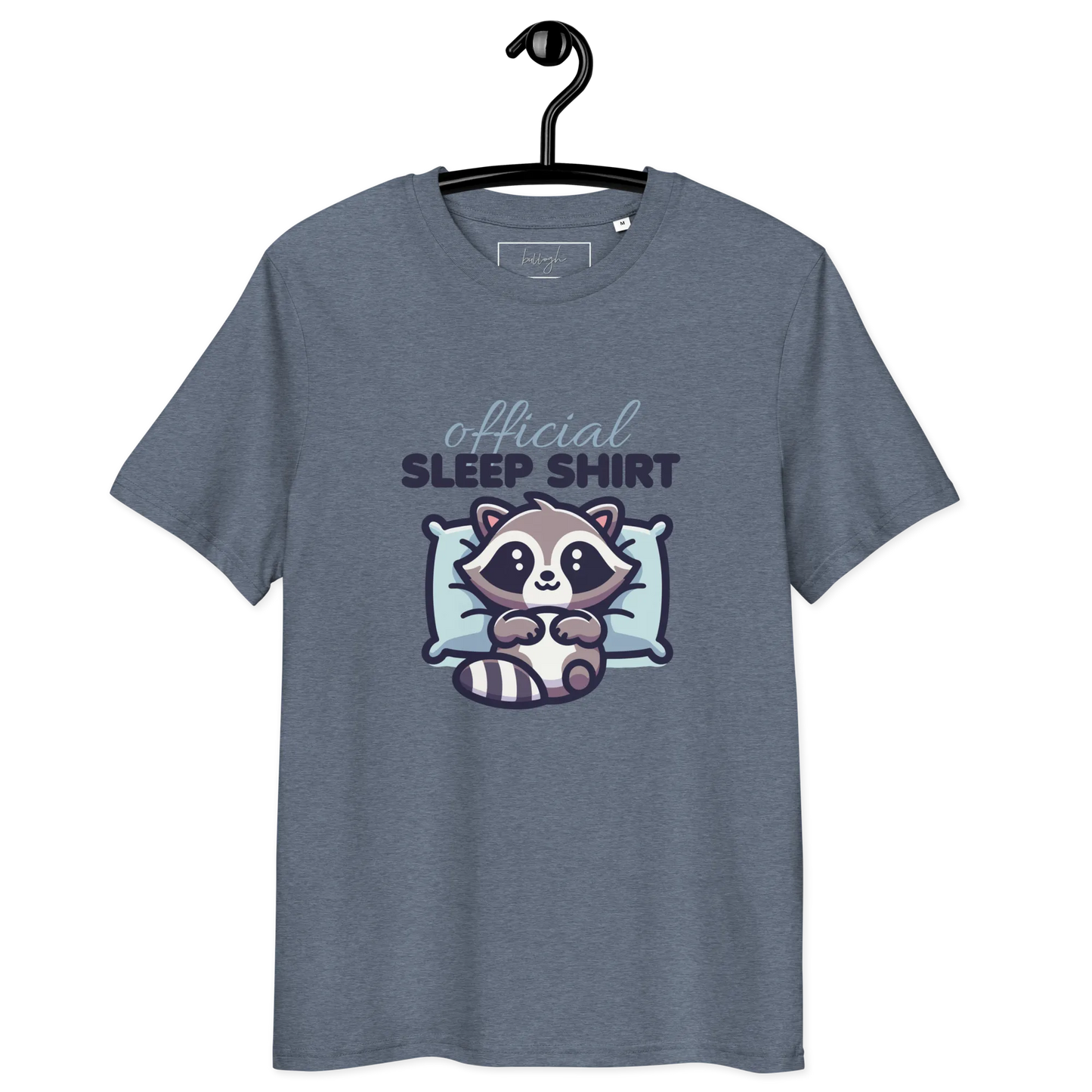 Offizielles Schlafshirt Waschbär – Bio-Baumwolle für Langschläfer