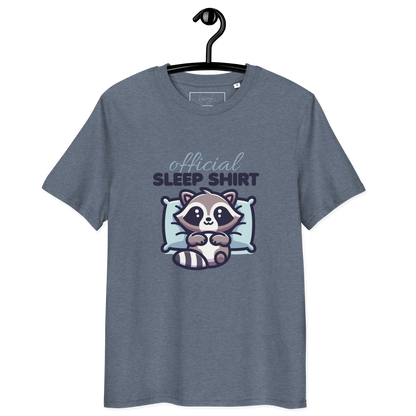 Offizielles Schlafshirt Waschbär – Bio-Baumwolle für Langschläfer