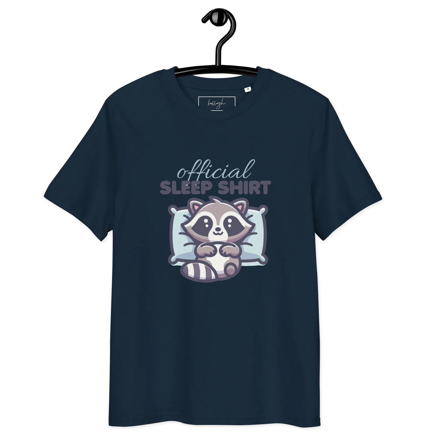 Offizielles Schlafshirt Waschbär – Bio-Baumwolle für Langschläfer