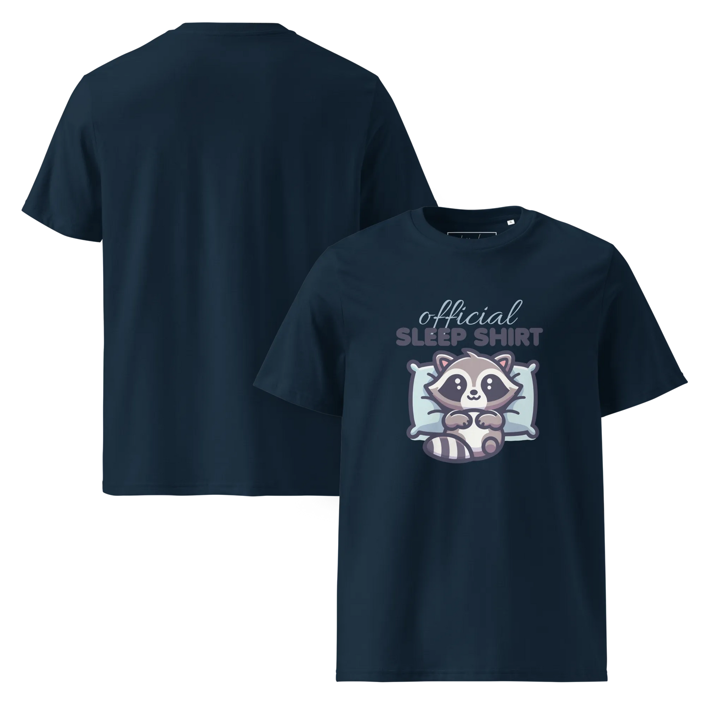 Offizielles Schlafshirt Waschbär – Bio-Baumwolle für Langschläfer