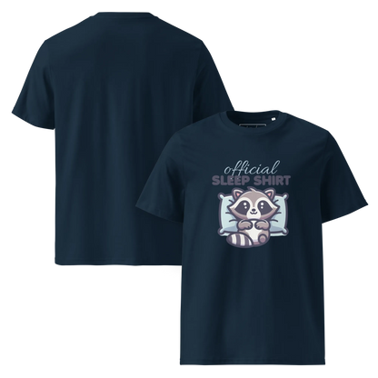 Offizielles Schlafshirt Waschbär – Bio-Baumwolle für Langschläfer