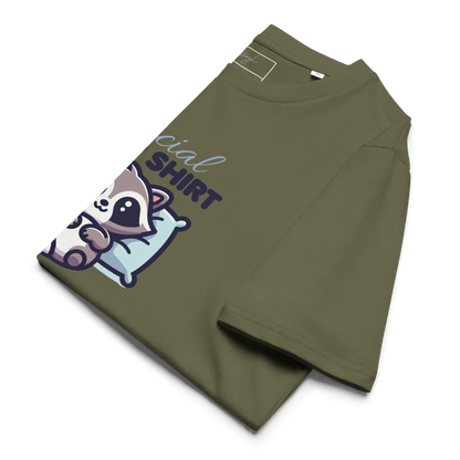 Offizielles Schlafshirt Waschbär – Bio-Baumwolle für Langschläfer