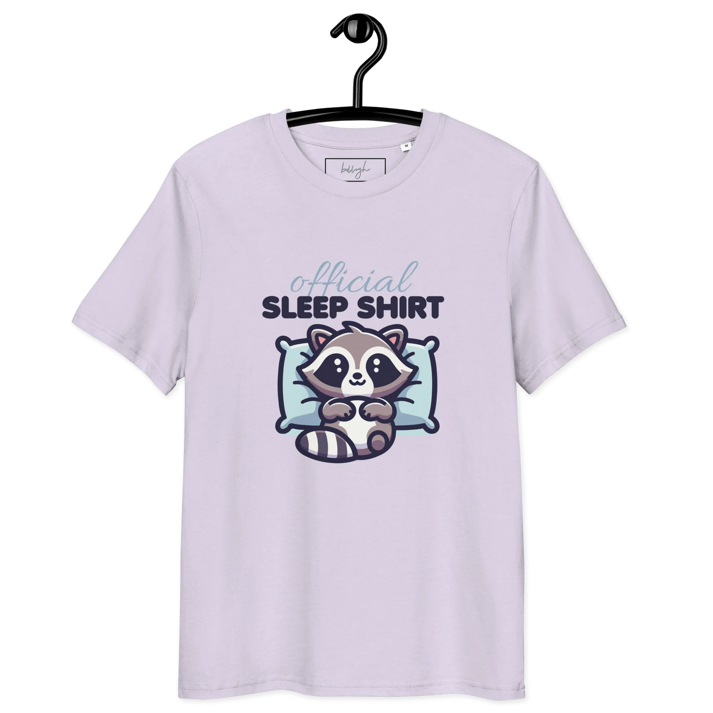 Offizielles Schlafshirt Waschbär – Bio-Baumwolle für Langschläfer