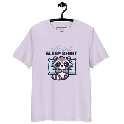 Offizielles Schlafshirt Waschbär – Bio-Baumwolle für Langschläfer