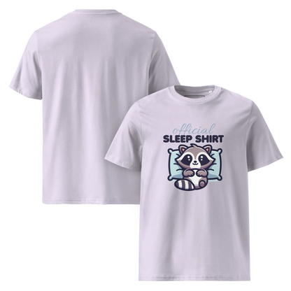Offizielles Schlafshirt Waschbär – Bio-Baumwolle für Langschläfer